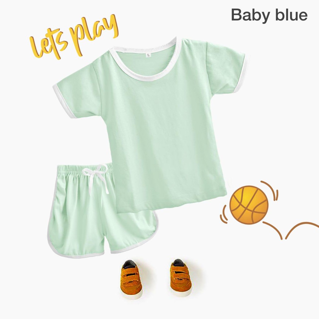 Owlet -Setelan baju playset anak / setelan anak polos / setelan unisex