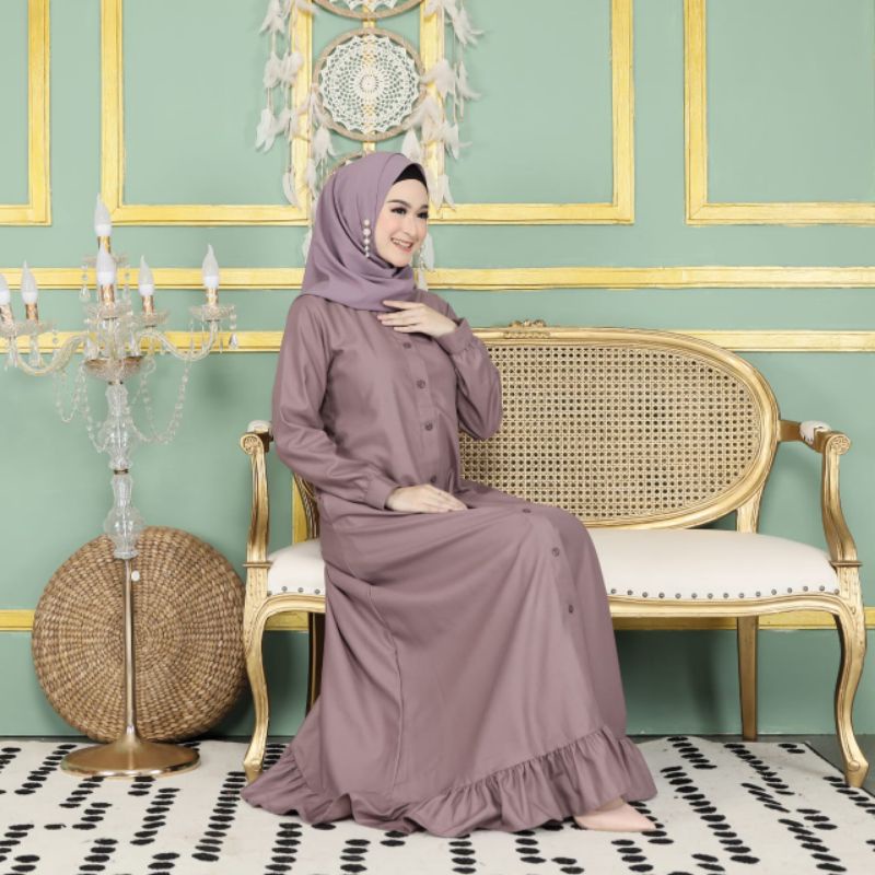 Terbaru Gamis Polos | Gamis Abaya Katun Toyobo Madina FALIHA | Gamis Madina Toyobo Premium