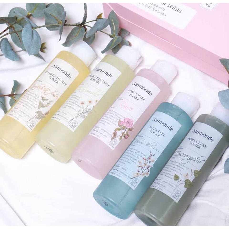 Mamonde Flower Toner All Varian Fullsize Ukuran Besar BPOM - Rose Toner / Chamomile Toner / Pore Clean Toner / Aqua Peel Toner / Centella Trouble Toner / Narcissus Ampoule Toner - 250 ml / 150 ml