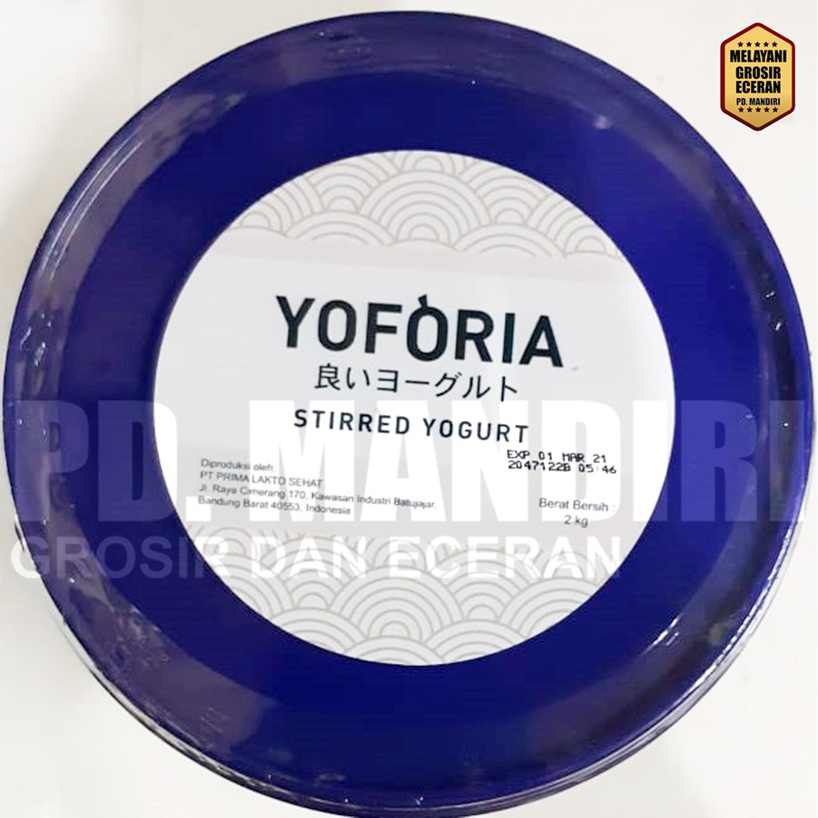 YOFORIA YOGURT 2 KG