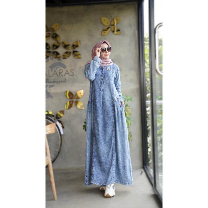 gamis jeans ori by GYL