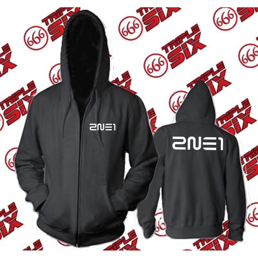 Jaket Hoodie zipper Kpop 2NE1