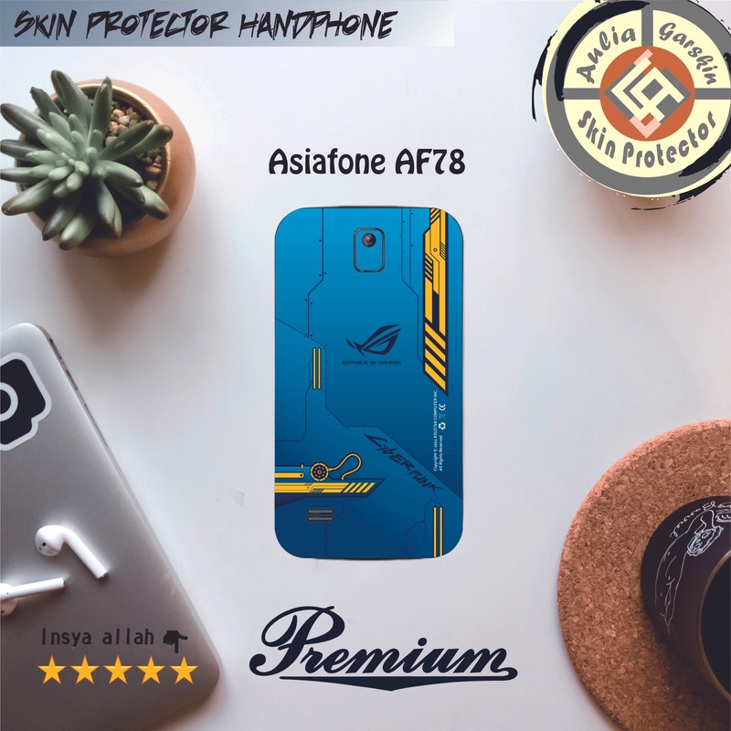 Dapat 2pcs Garskin HP Asiafone AF78 Motif dd - Free Custom Motif Via Chat