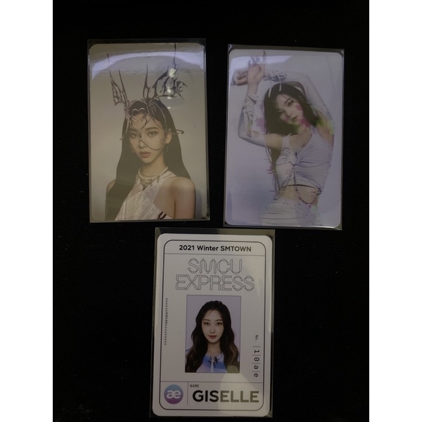 photocard aespa pc savage smcu karina giselle