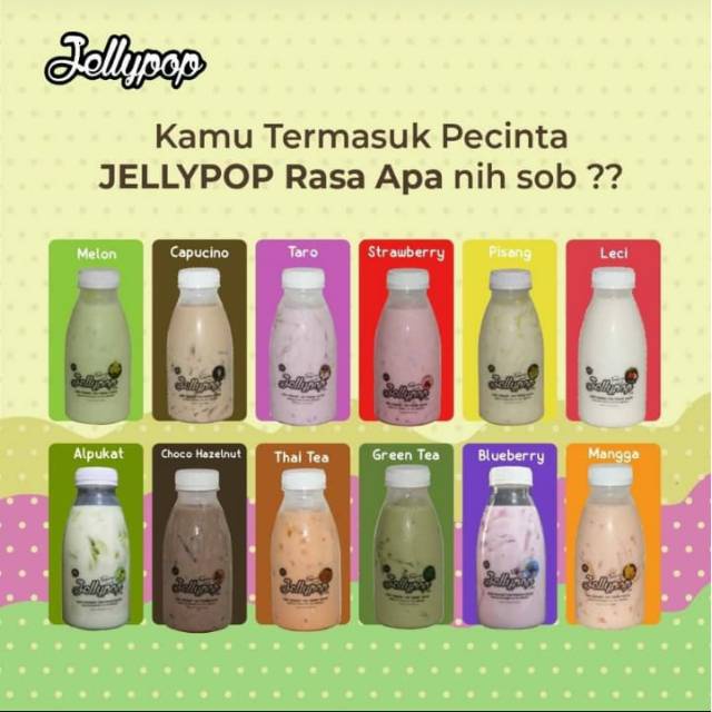 

Jelly Pop aneka rasa 350ml