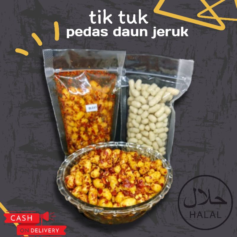 

tik tuk pedas daun jeruk netto 80 Gram