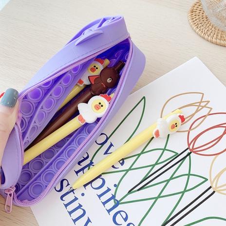 

[PROMO MN049] Tasgue - Kotak Pensil Pop it Murah Pita Ribbon Tempat Pensil Pop it murah Terbatas
