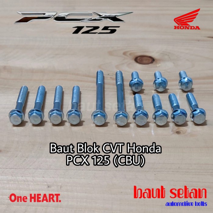 Baut Fullset Blok Cvt Honda PCX 125cc 2010-2012