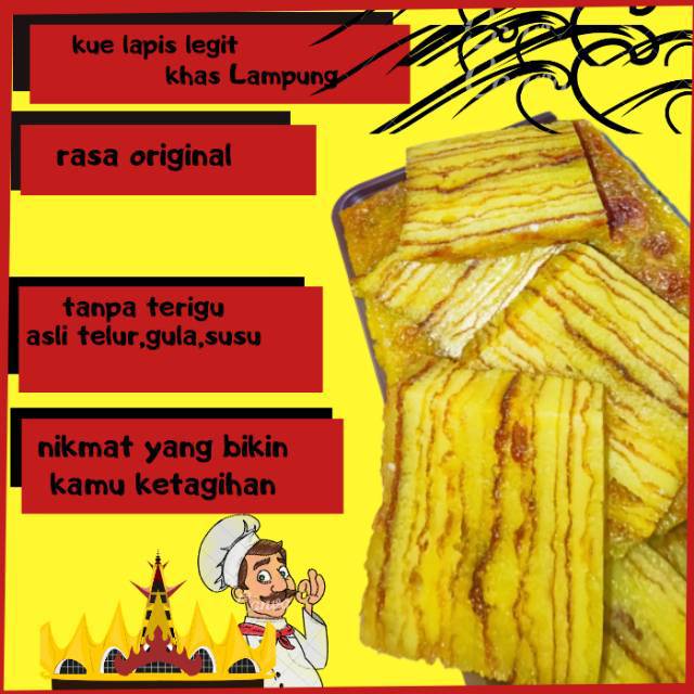 Kue Lapis Legit Khas Lampung Kue Lezat Nikmat Lampung Asli Enak Basah Original Murah Shopee Indonesia