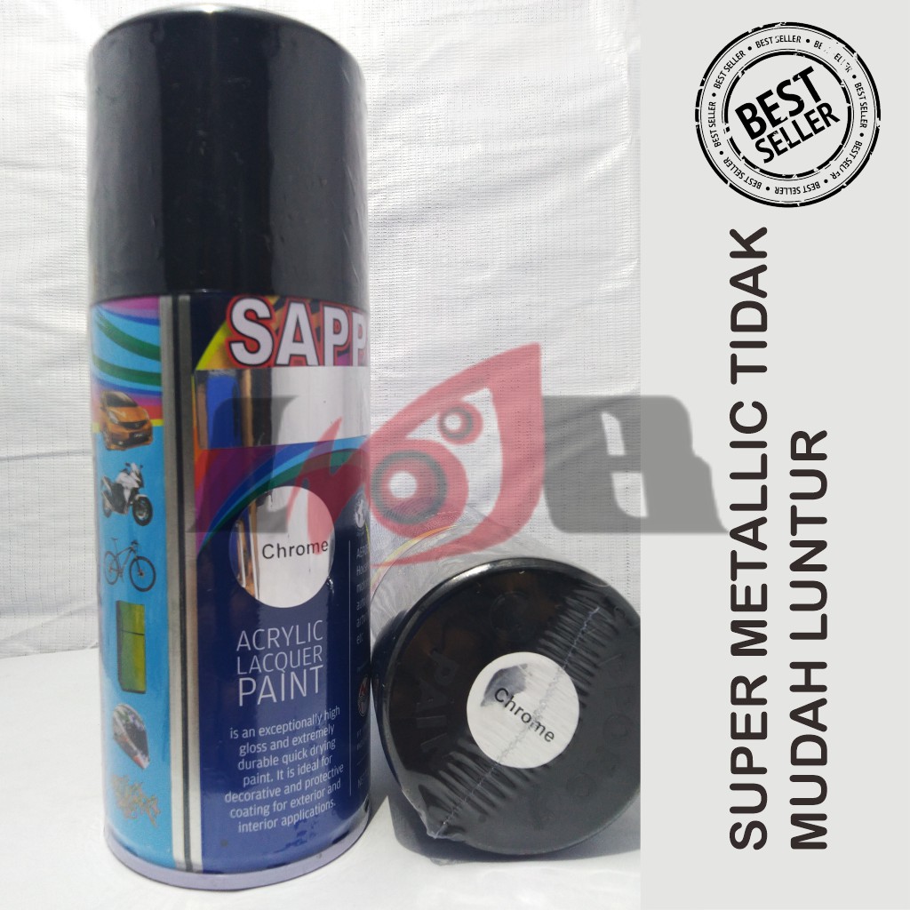 Sapporo Chrome Crome Cat Semprot Pylox Merek Saporo Paint