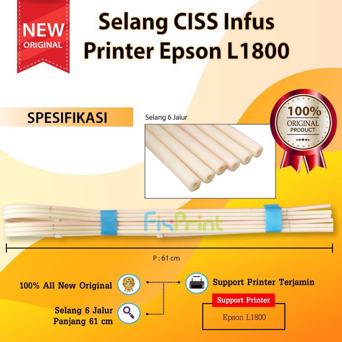 Selang Infus Tube Adapter Original EPSON L1800 L-1800