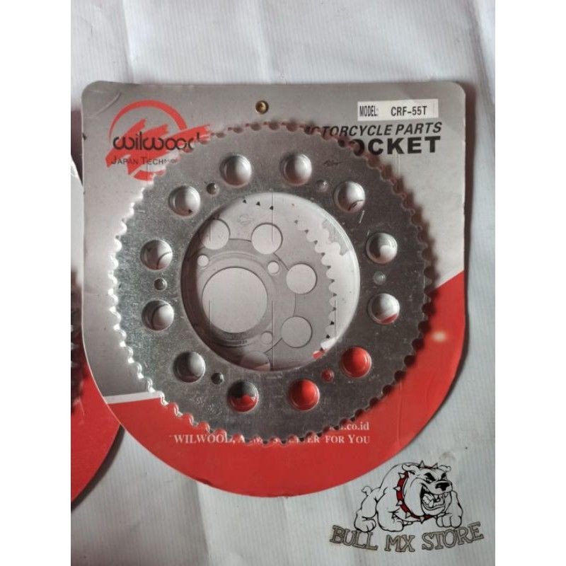 GEAR BELAKANG CRF 150L UKURAN 55
