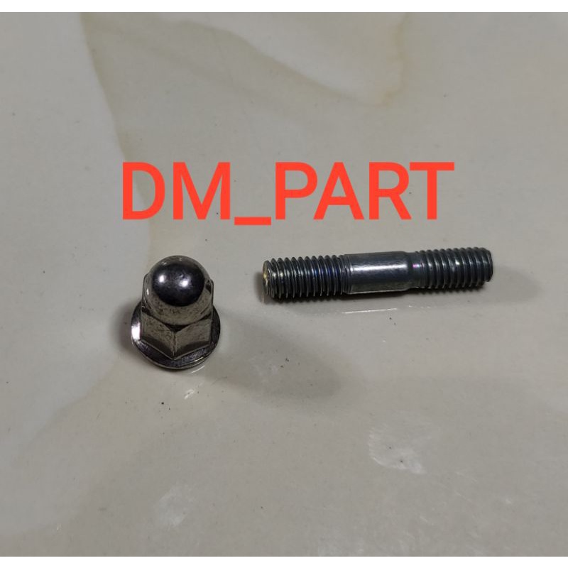 bolt nut baut dan mur knalpot kenalpot vario 110 beat scoopy icon click spacy fi ring 12 donat pop e