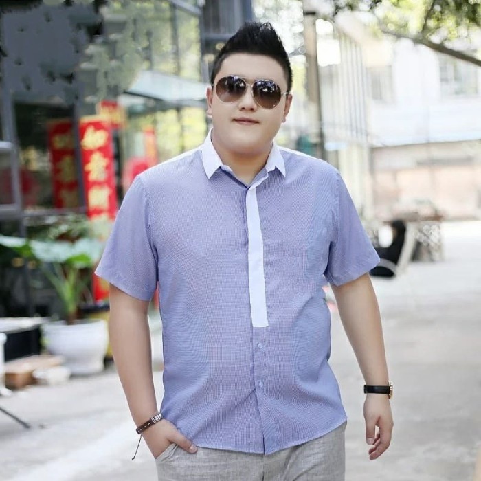 Kemeja Pria Jumbo GAVO Big Size Grosir Baju Kasua