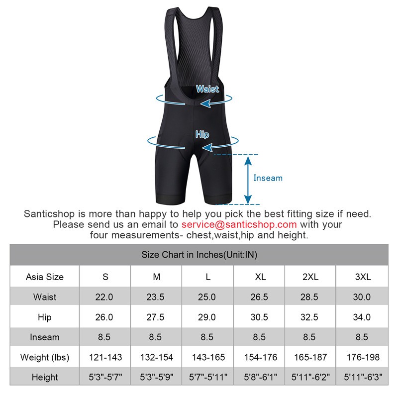 Santic Move on Men Padded Bib Shorts Import M9C05103