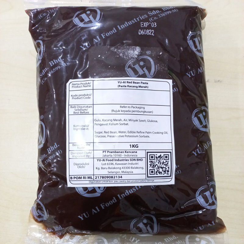 

Yu ai pasta kacang merah 1kg