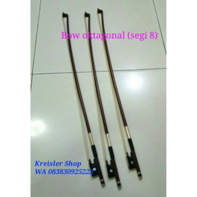 Bow oktagonal bow segi delapan segi 8 untuk violin biola size kecil ada