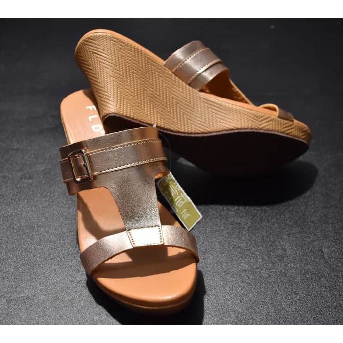NEW FB SANDAL WANITA FLD SALEM AV57 ORIGINAL & REAL PICTURE - MERAH SALEM, 36