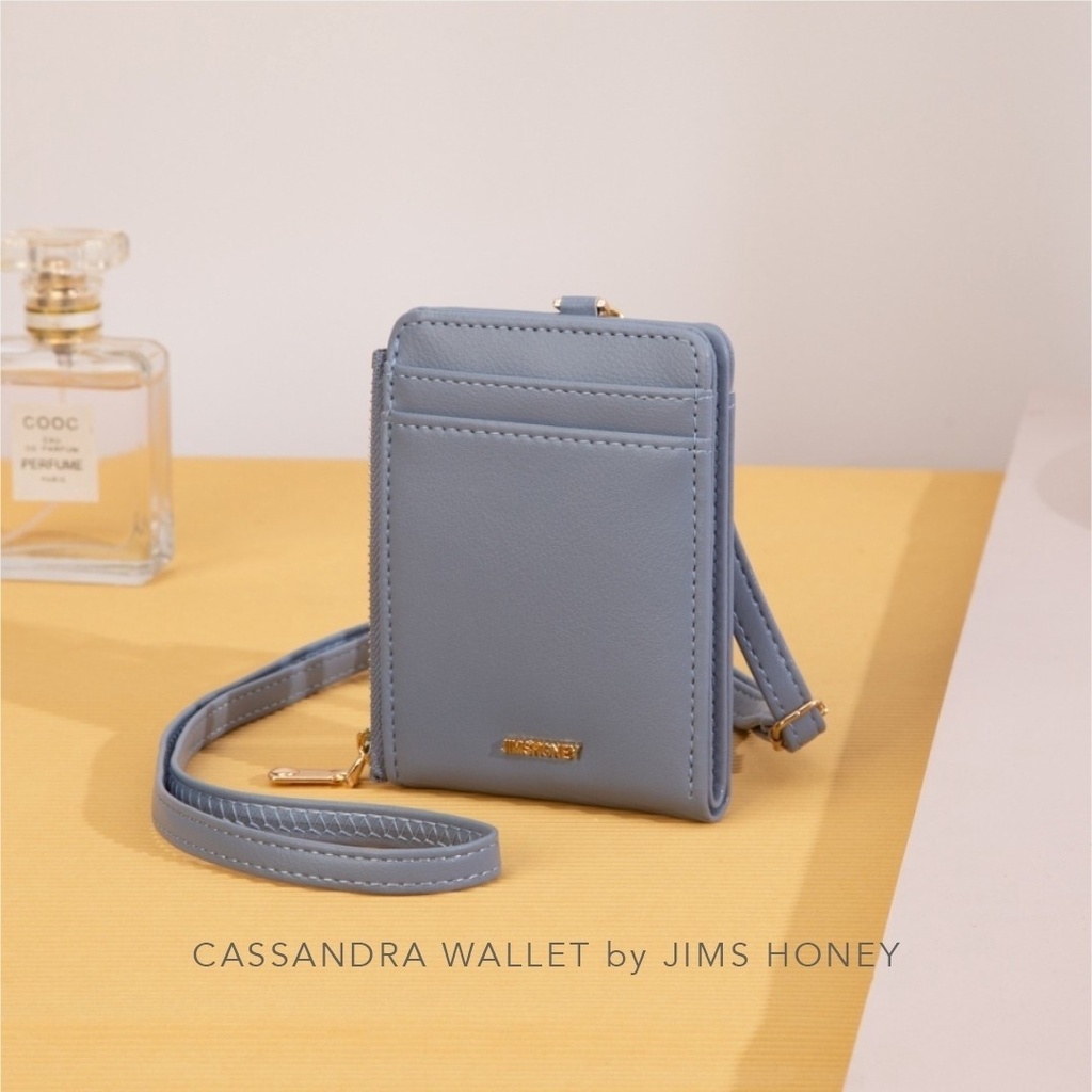 Cassandra Wallet Jims Honey Ori Dompet Lipat Multiungsi Dengan Slot Kartu Kecil Simple Imut
