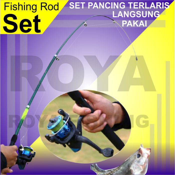 JORAN REEL ALAT KAIL RILL PANCING PANCINGAN IKAN 1 SATU SET LENGKAP MURAH TERMURAH KOMPLIT TERLARIS