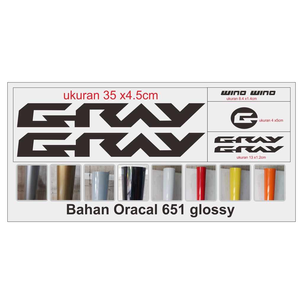 sticker cutting fixie/cutting sticker sepeda fixie gray wino