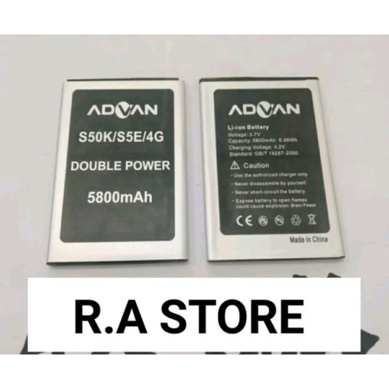 Batu Baterai Advan S50K | S5E 4G | S5E 4GS Battery Batteray Batrai Batre Btr Original   promo