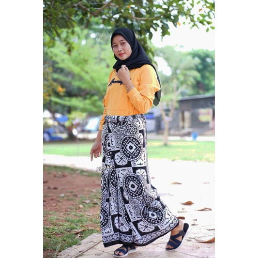 SARUNG SANTRI HITAM PUTIH / SARUNG GOYOR PRINTING