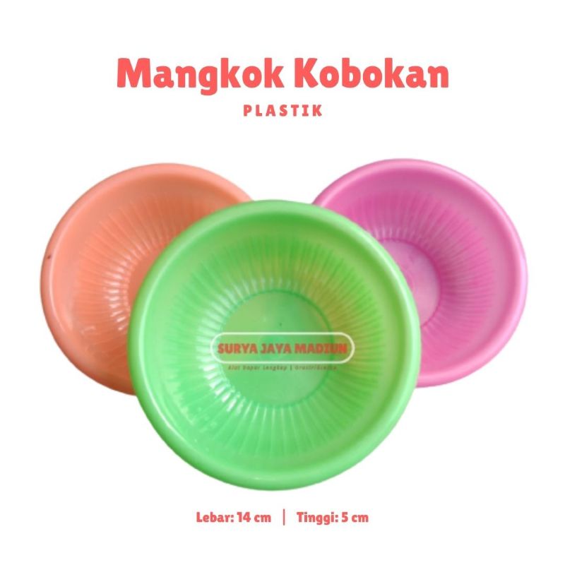 Mangkok Kobokan Plastik | Mangkok Kecil