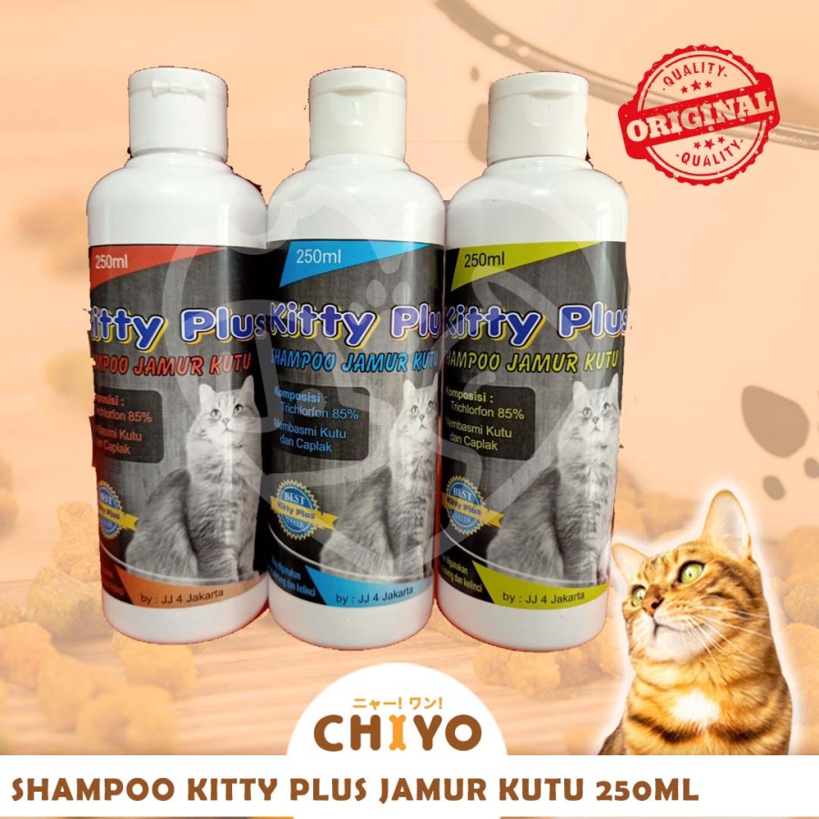 SHAMPOO KITTY PLUS 250ML - SHAMPOO ANJING &amp; KUCING