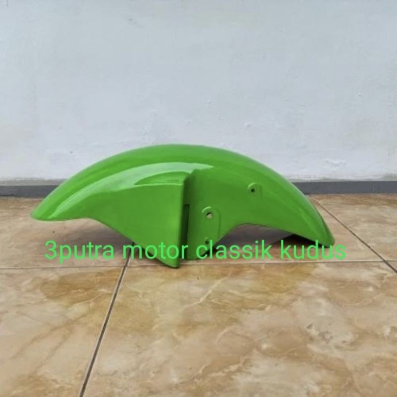 spakbor slebor depan kawasaki ninja r ninja victor warna hijau