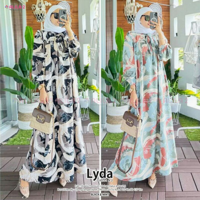 LYDA DRESS #2 BY ALILA||SHAKILA PREMIUM LD 110 PB 137 BUSUI