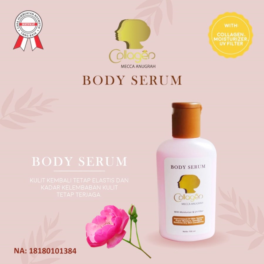 BODY SERUM MECCA ANUGRAH BPOM SERUM PEMUTIH PELEMBAB TUBUH