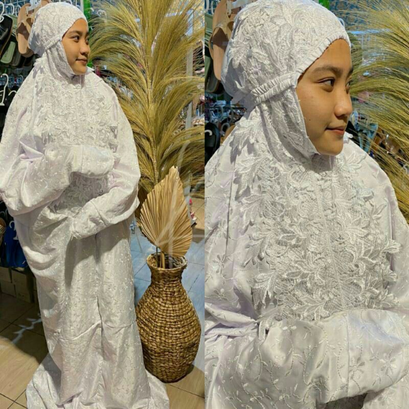 Mukena Prada Sutra Dewasa, Anak, dan Couple