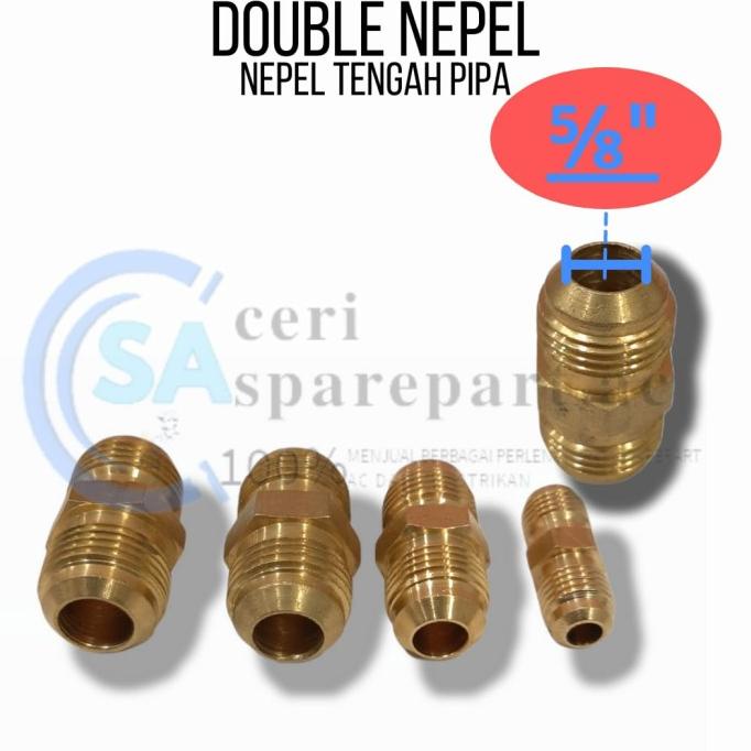 *#*#*#*#] Double nepel tengah 5/8 dobel nepel 5/8" inch