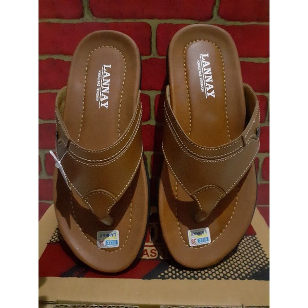 SANDAL PRIA MODEL JEPIT LANNY KWALITAS TERBAIK / SANDAL COWOK MODEL JEPIIT