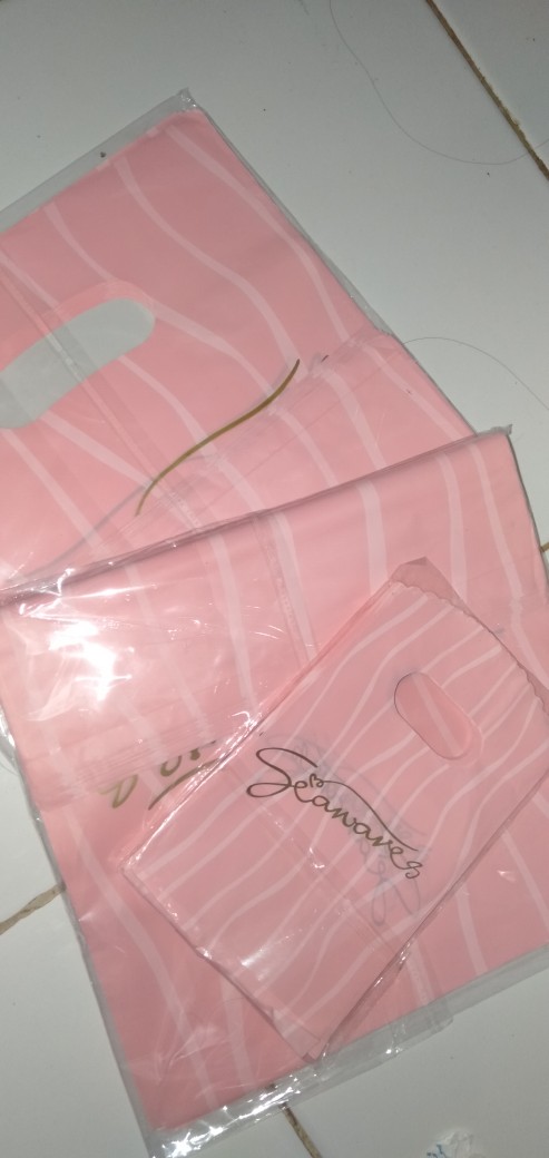 Kresek Motif Olshop Kecil 9 X 15/ Kantong Plastik Olshop / Kantong Kresek