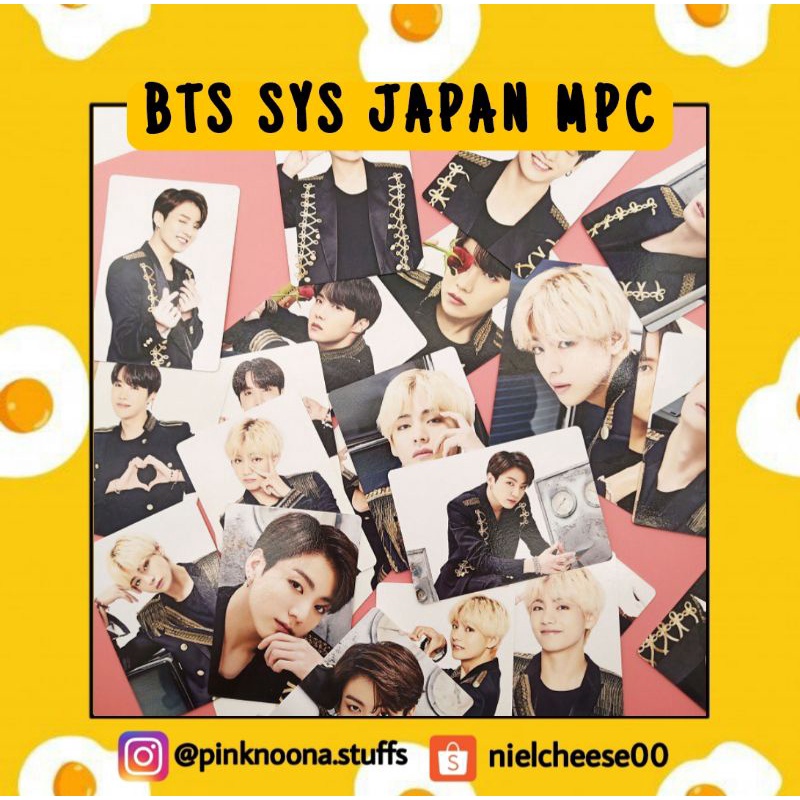 MPC BTS SYS SPEAK YOURSELF JAPAN MINI PHOTOCARD