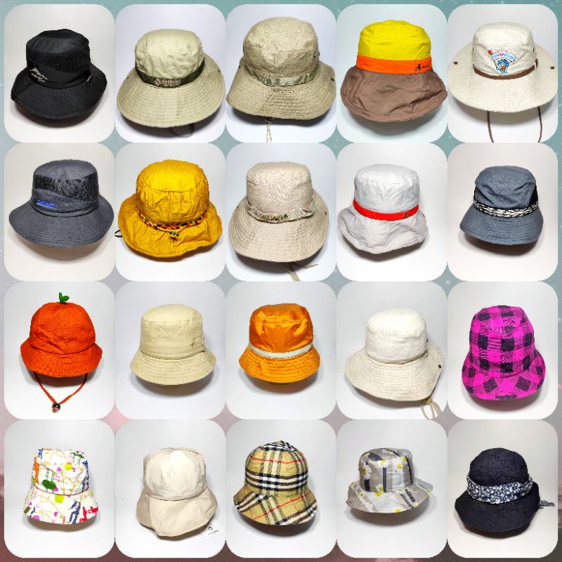 Topi rimba / Bucket brand / Bucket second / backet