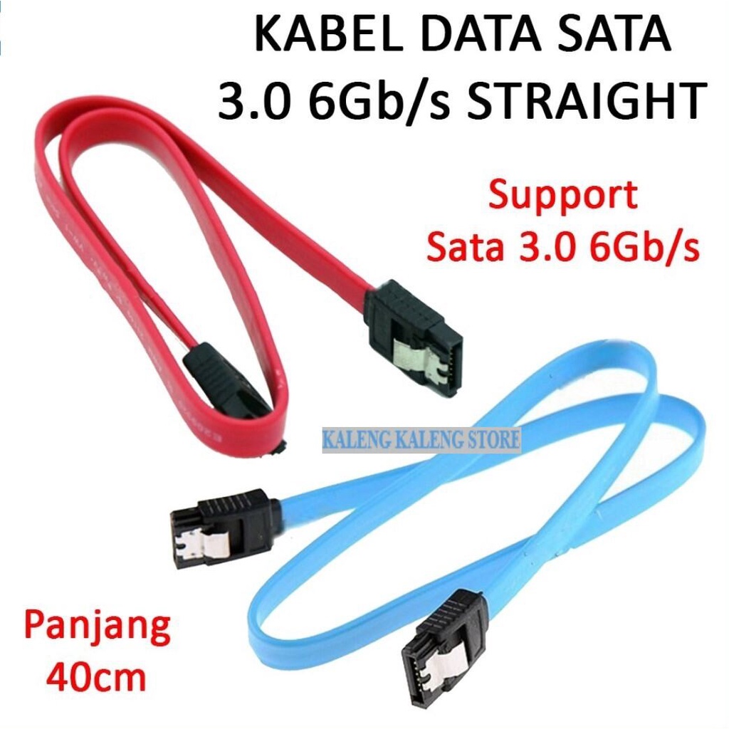 Kabel Sata III 6Gbps Model Klip pengunci - Kabel Data SSD HDD Hardisk DVD ROM RW Serial Ata