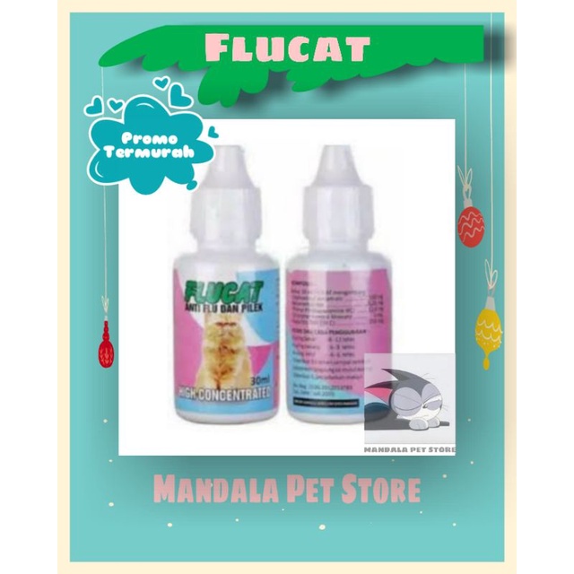 FLUCAT DROP -  Obat Kucing Anti Flu Pilek Beler Bersin