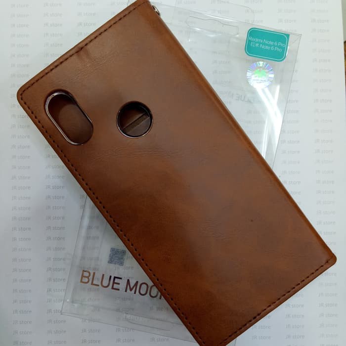 LEATHER Flip Case Premium XIAOMI REDMI NOTE 6 PRO