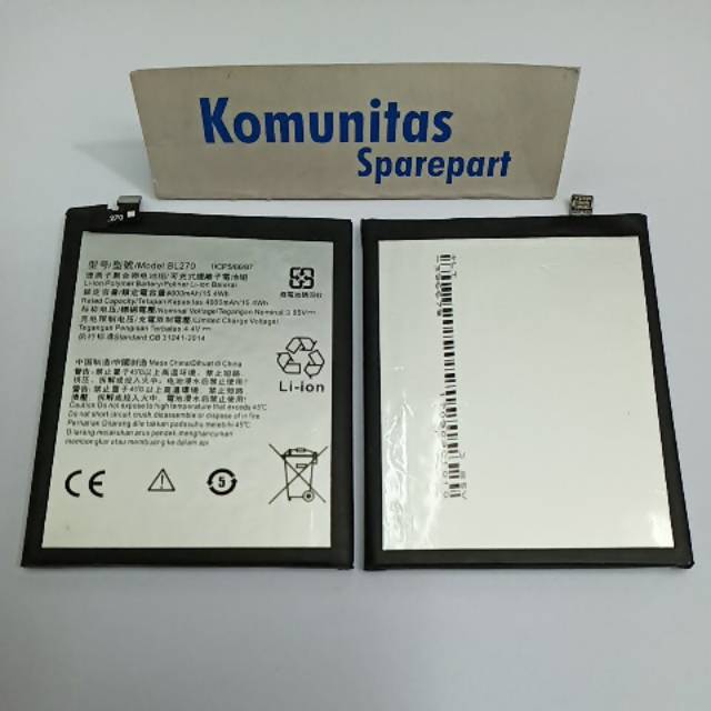 

BATRE LENOVO K6 NOTE BL-270
