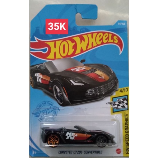 Hot Wheels Corvette C7 206 Convertible