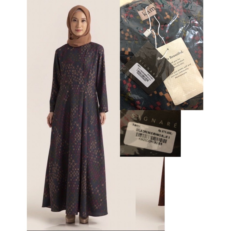 Dyla Dress Kamiidea New with tag, evening blue