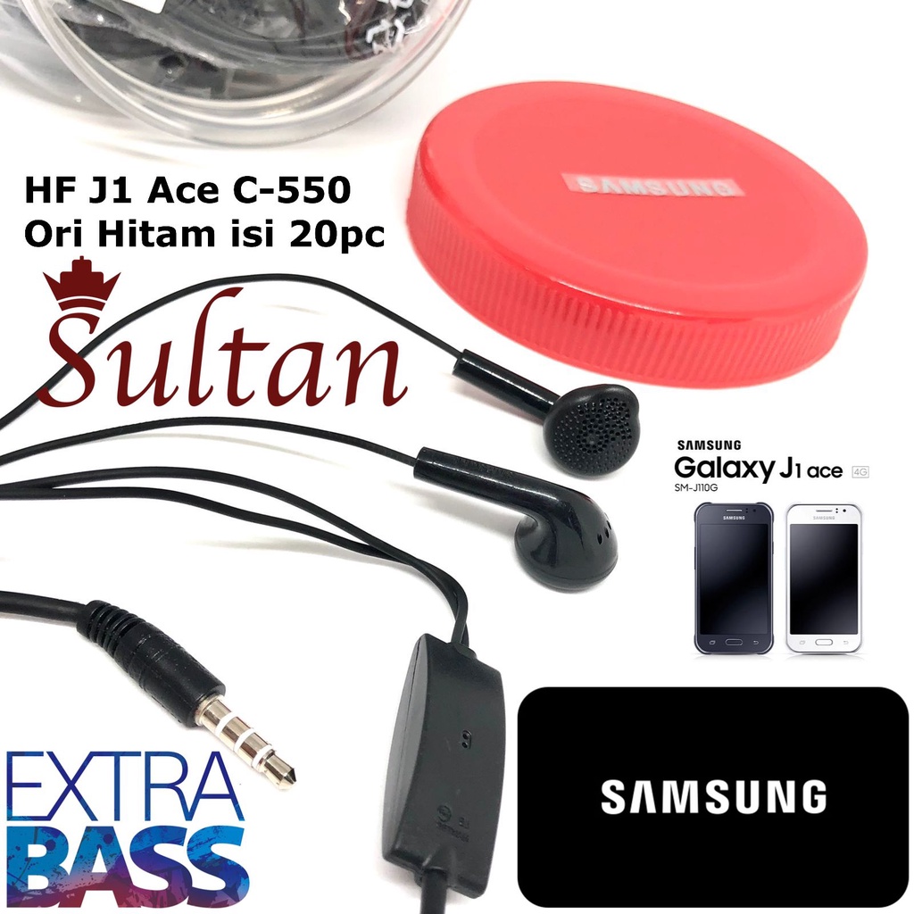 20pcs 1toples EARPHONE SAMSUNG ORIGINAL 100% VIETNAM SAMSUNG GALAXY J1ACE HEADSET HF J110 J1 ACE ORI