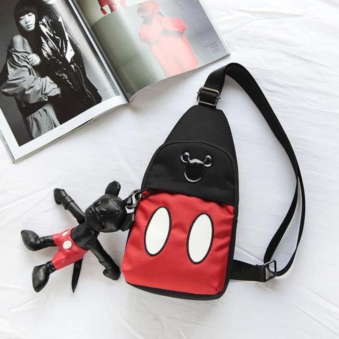 Mickey Mouse Minnie Mouse kids bodypack chest bag tas anak selempang