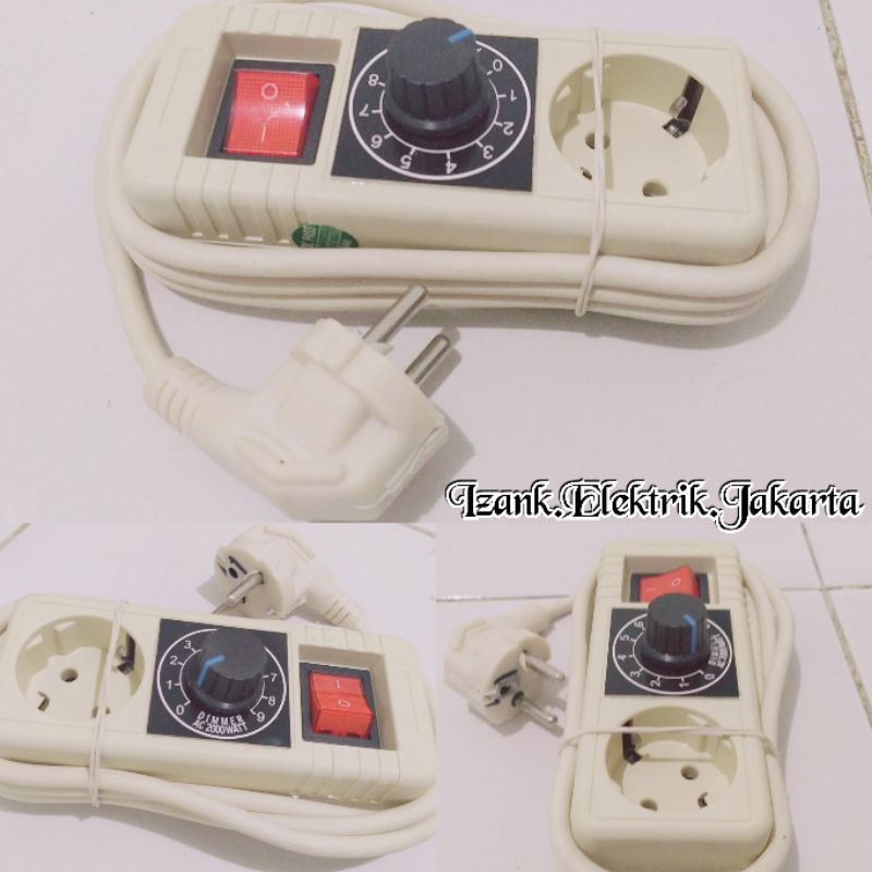 Dimmer 2000wat Dimmer pengatur kecepatan bor grinda mesin dimmer ac 2000 w