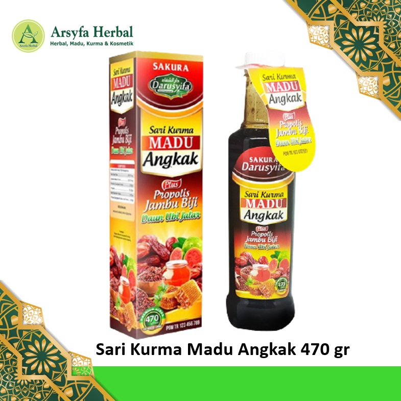 

Sari Kurma Madu Angkak Sakura Solusi Bagi Penderita Demam Berdarah DBD Thypus Darusyifa