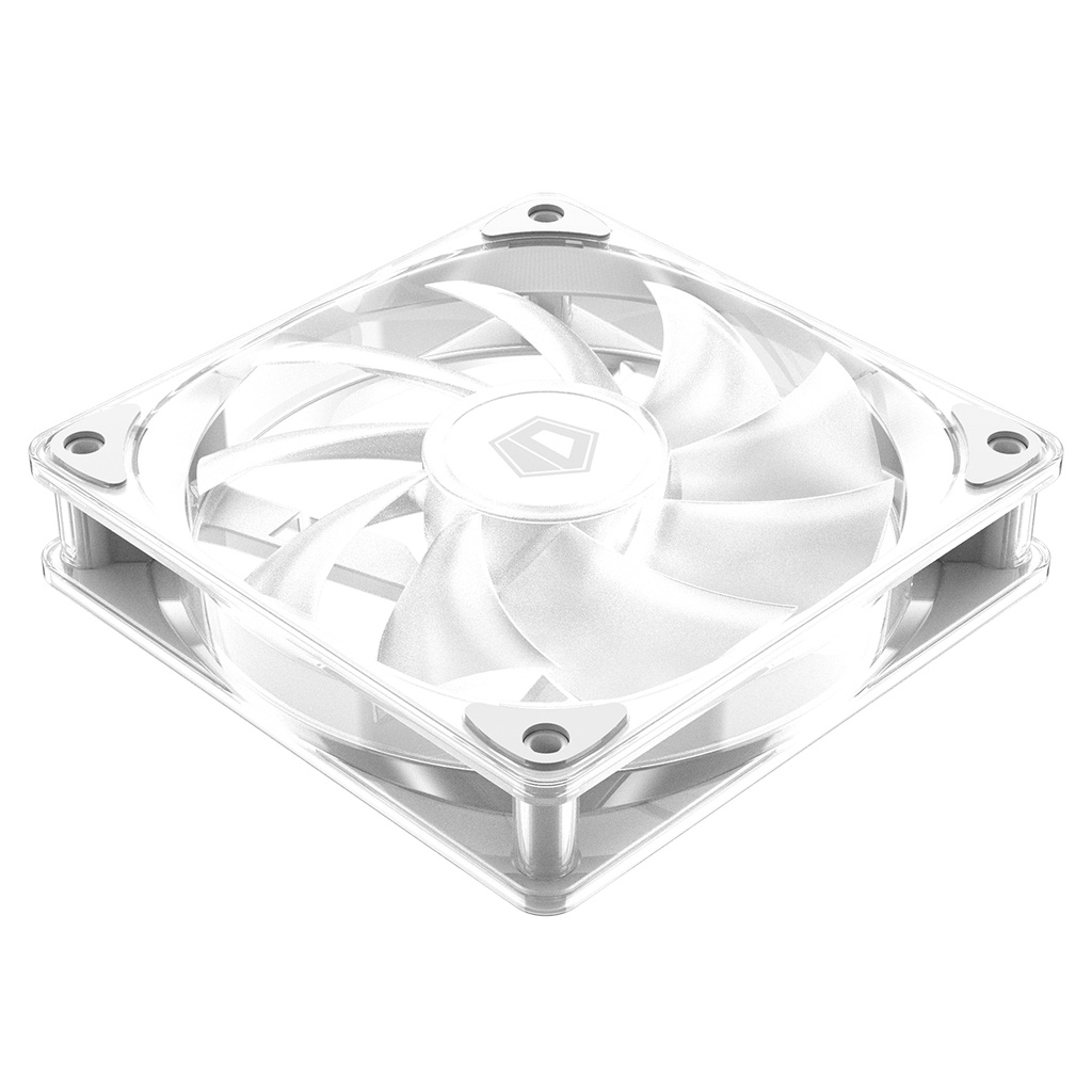 ID-COOLING CRYSTAL 120 WHITE ARGB 120mm PWM Fan Case / Casing 12cm