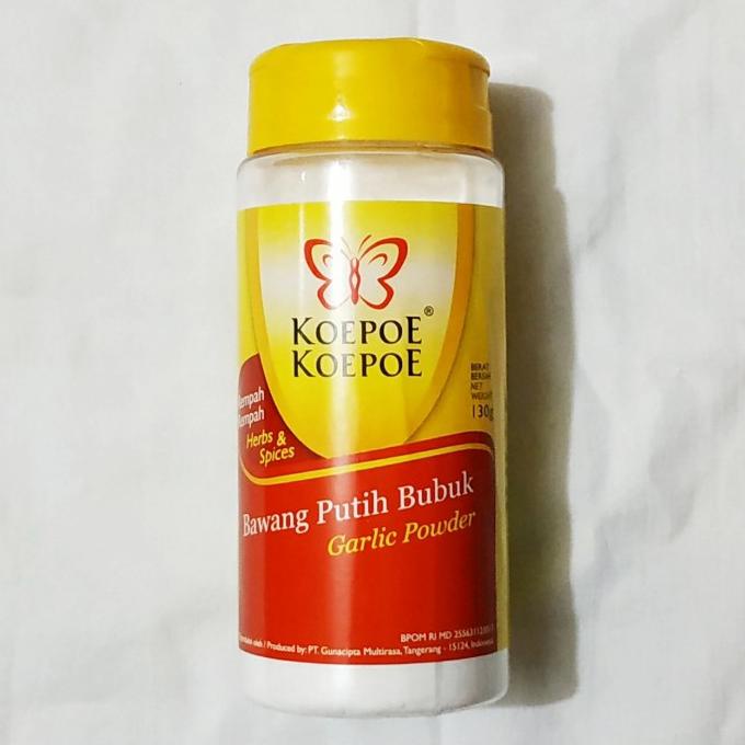 

BAWANG PUTIH BUBUK KOEPOE 130 gr Garlic Seasoning Powder